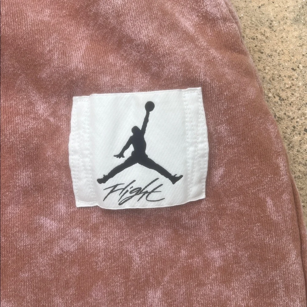 Air Jordan Fligth Essentials Brown Washed Jogger Sweatpants Men's Size L